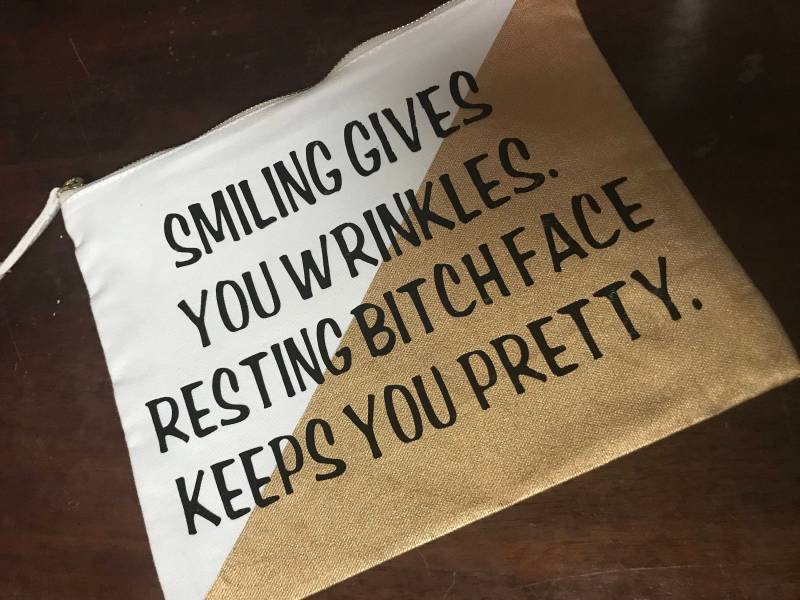 Rbf Make-Up Tasche Rbf Make-Up Tasche von eskridgedesigns