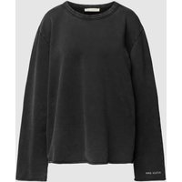 esmé studios Sweatshirt mit Label-Stitching Modell 'Palma' in Black, Größe XS von esmé studios