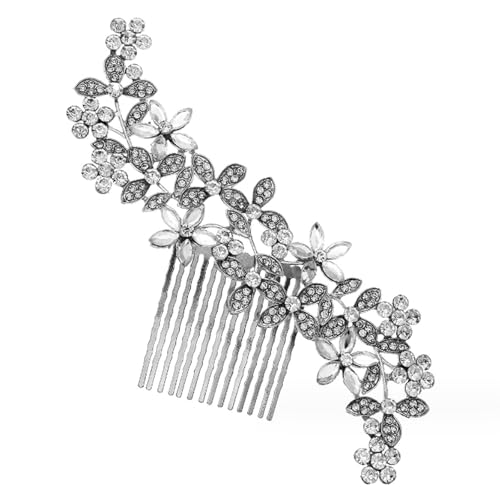 Legierung Strass Kamm Braut Kopfschmuck Vintage Haar Kristall Kamm Hochzeit Schmuck Haar Zubehör Braut Strass Haarspange Haarschmuck von esmen