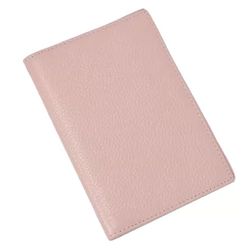 Passoport Hülle Echt Leder Reisepasshülle Herren Rindsleder Reisepasshülle Kartenetui Brieftasche Integriertes Damen Ausweis Lederhülle Reisepasshülle, rose von esmen