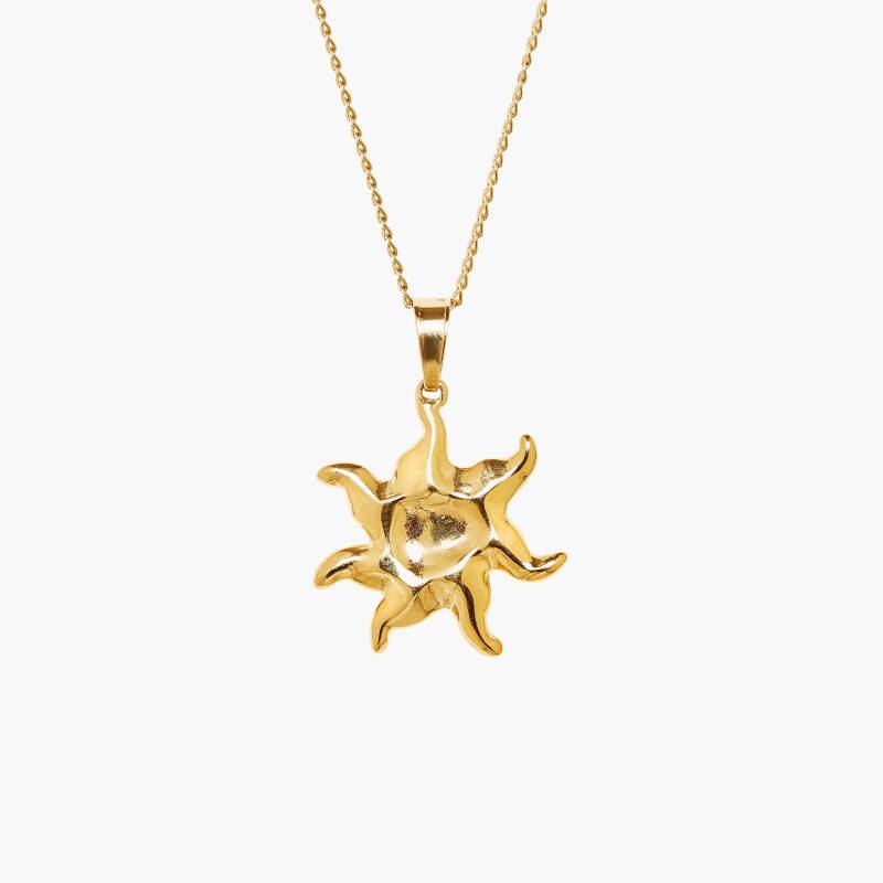 Gold Sun Halskette Aurora Sonne Anhänger Sunshine Charm Sunburst Symbol Medaillon Sonnenstrahl Sterling Silber 24K Vergoldet Gold Sun Halskette Aurora Sonne Anhänger Sunshine Charm Sunburst Symbol Medaillon Sonnenstrahl Sterling Silber 24K Vergoldet von esntlstudiojewelry