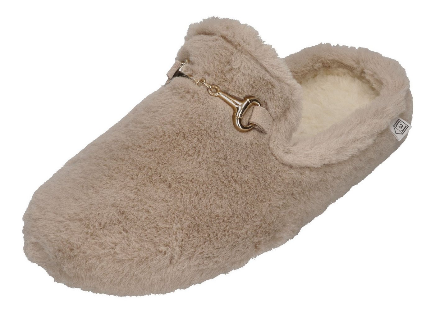 espadrij l´originale CHAUSSON COZY Hausschuh Beige von espadrij l´originale