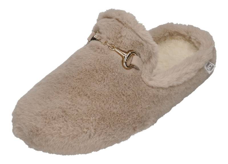 espadrij l´originale CHAUSSON COZY Hausschuh Beige von espadrij l´originale