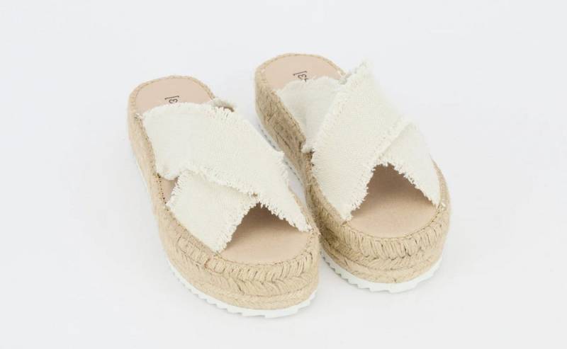 espadrij l´originale espadrij l´originale Sandalette Croisette Lin Natur 39 Espadrille von espadrij l´originale