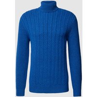 Esprit Collection Strickpullover mit Rollkragen in Royal, Größe XXL von esprit collection