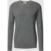 Esprit Collection Strickpullover mit gerippten Abschlüssen in Anthrazit, Größe XXL von esprit collection