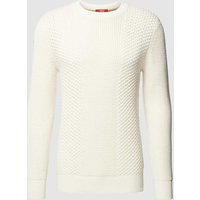 Esprit Collection Strickpullover mit gerippten Abschlüssen in Offwhite, Größe S von esprit collection