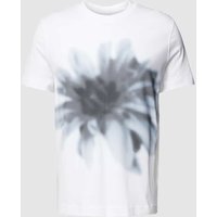 Esprit Collection T-Shirt mit Motiv-Print Modell 'Pima' in Weiss, Größe XXL von esprit collection