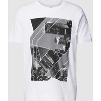 Esprit Collection T-Shirt mit Motiv-Print in Weiss, Größe XL von esprit collection