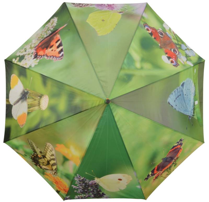 esschert design Stockregenschirm Regenschirm Schirm SCHMETTERLINGE Stockschirm Öffnungsautomatik von esschert design