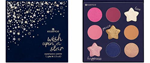 Essence Wish upon a star Eyeshadow Palette Nr. 01 Close Your Eyes... Make a Wish! Inhalt: 7,2g Lidschattenpalette mit 9 Farben = 1 Set von essence cosmetics