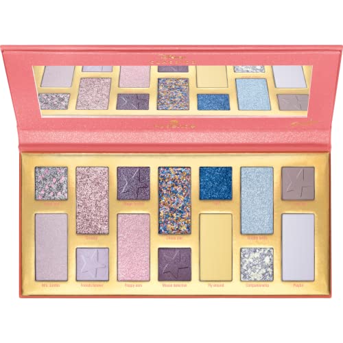 essence Disney Classics Dumbo silky eyeshadow palette, Nr. 02 Make a splash, mehrfarbig, 14 Farben, langanhaltend, glitzernd, matt (16,8g) von essence cosmetics