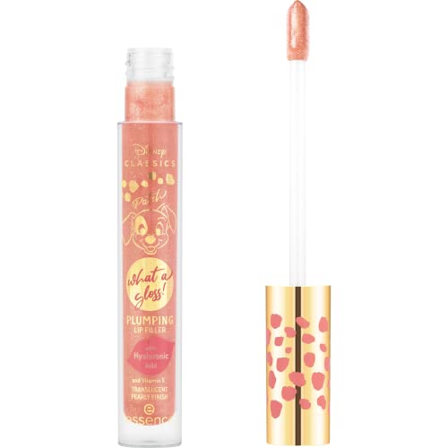 essence Disney Classics Patch what a gloss! PLUMPING LIP FILLER, Nr. 02 Adventures, pink, glänzend (4,2ml) von essence cosmetics