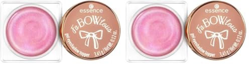essence FaBOWlous gel eyeshadow topper, Lidschatten, Nr. 01, Pink, schimmernd, glitzernd, gelig, vegan, ohne Mikroplastikpartikel, Nanopartikel frei, ohne Parfüm, 2er Pack (3.45g) von essence cosmetics