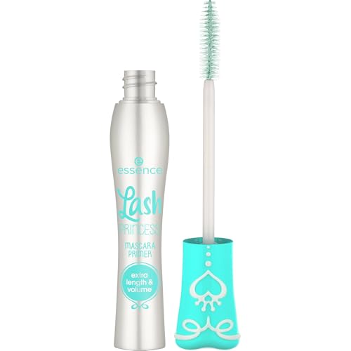 essence Lash PRINCESS MASCARA PRIMER extra length & volume, volumengebend, grundierend, verlängernd, intensiv, vegan, ohne Mikroplastikpartikel, Nanopartikel frei, ohne Parabene, 1er Pack (9ml) von essence cosmetics