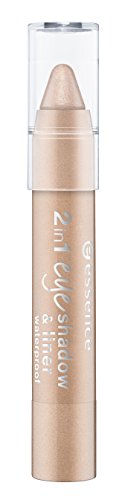 essence - Lidschatten & Eyeliner - 2in1 eyeshadow & liner 02 - peach perfect von essence cosmetics