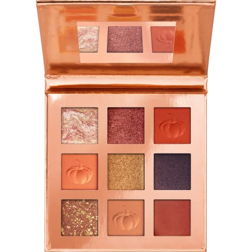 essence Pumpkins pretty please! eyeshadow palette, Nr. 01 Impressed, Blessed ; Pumpkin Obsessed, mehrfarbig, 9 Farben (9g) von essence cosmetics