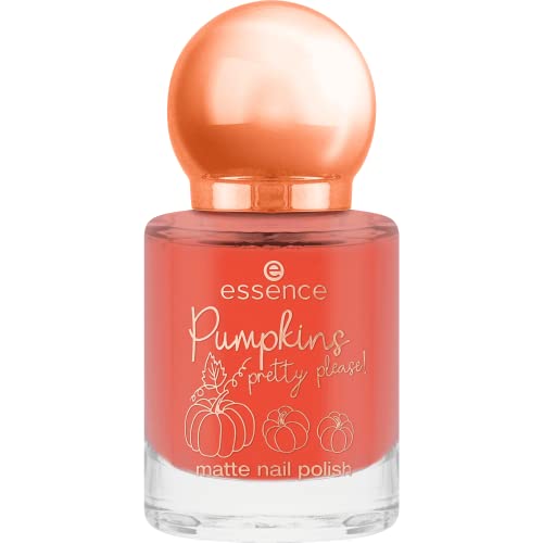 essence Pumpkins pretty please! matte nail polish, Nr. 01 Pumpkin Patch Princess, orange (8ml) von essence cosmetics