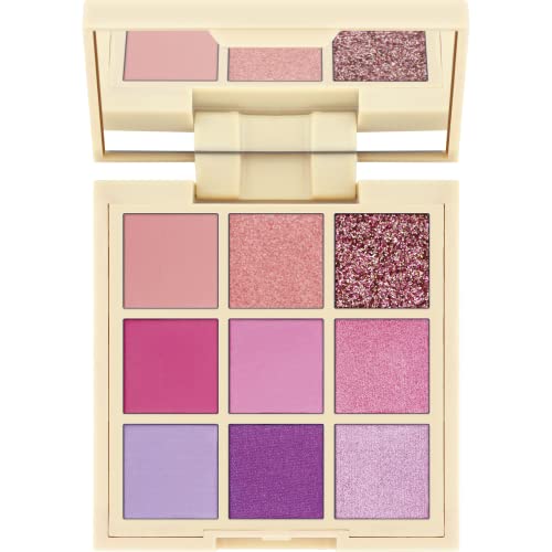 essence everlasting BLOOMS eyeshadow palette, Nr. 01 Choose What Makes Your Heart Bloom, mehrfarbig, 9 Farben (7,5g) von essence cosmetics