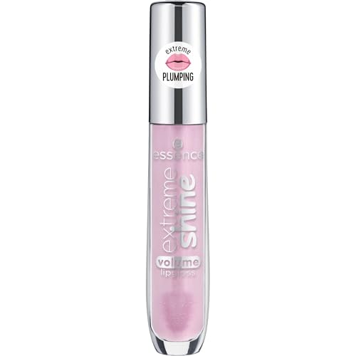 essence cosmetics extreme shine volume lipgloss, Lip Gloss, Nr. 102 Sweet Dreams, pink, vergrößernd, strahlend frisch, glänzend, transluzent, vegan, ölfrei, ohne Alkohol (5ml) von essence cosmetics