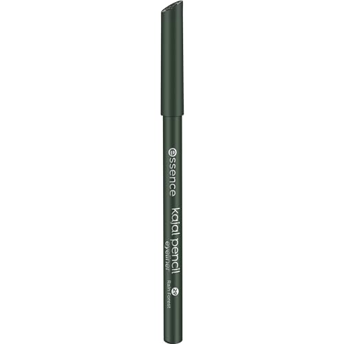 essence cosmetics kajal pencil, Nr. 29 Rain Forest, grün, definierend, langanhaltend, farbintensiv, matt, vegan, Mikroplastik Partikel frei, Nanopartikel frei (1g) von essence cosmetics