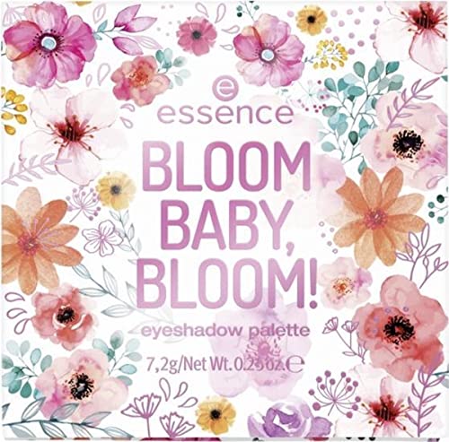 Essence BLOOM BABY, BLOOM! Eyeahadow Palette Inhalt: 7,2g Lidschattenpalette mit 9 unterschiedlichen Farben. Lidschatten von essence cosmetics