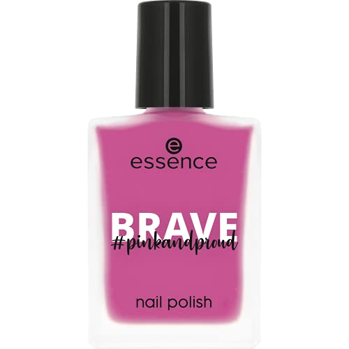 essence pinkandproud BRAVE nail polish, Nr. 01 Be Brave. And Never Regret!, pink (13ml) von essence cosmetics