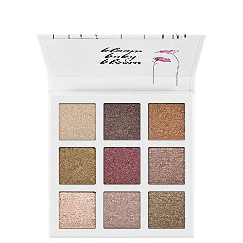 Essence Good Vibes Good Memories Eyeshadow Palette Nr. 01 bloom, baby, bloom Inhalt: 13,5g Lidschatten in 9 Nude- und Brauntönen für die Augen. von essence