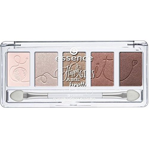 Essence Happy Girls are pretty Eyeshadow Palette Nr. 02 Happiness is following your heart Inhalt: 4,9g Lidschattenpalette mit fünf unterschiedlichen Farben. von essence cosmetics