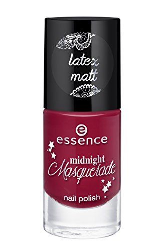 Essence midnight Masquerade Nail Polish Nr. 03 A vampire kissed my neck Inhalt: 8ml Nagellack mit latex matt Finish. Nail Polish von essence cosmetics