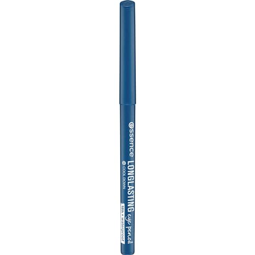 essence cosmetics LONG-LASTING eye pencil, Kajal, 18 Stunden Halt, wasserfest, Nr. 09 cool down, blau, definierend, langanhaltend, vegan, wasserfest, Mikroplastik Partikel frei (0,28g) essence cosmetics LONG-LASTING eye pencil, Kajal, 18 Stunden Halt, wasserfest, Nr. 09 cool down, blau, definierend, langanhaltend, vegan, wasserfest, Mikroplastik Partikel frei (0,28g) von essence cosmetics