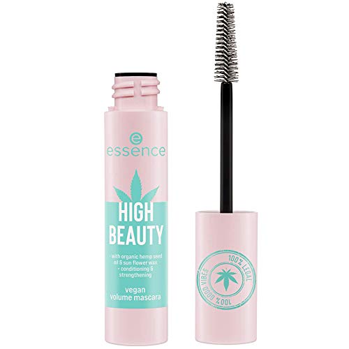 essence HIGH BEAUTY vegan volume mascara, schwarz, volumengebend (13ml) von essence