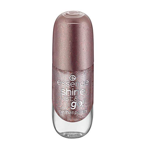 essence cosmetics shine last & go! gel nail polish, Gellack, Nagellack, Nr. 59 Sparks Fly, gold, gelig, glänzend, ohne Aceton, vegan, ohne Konservierungsstoffe (8ml) von essence cosmetics
