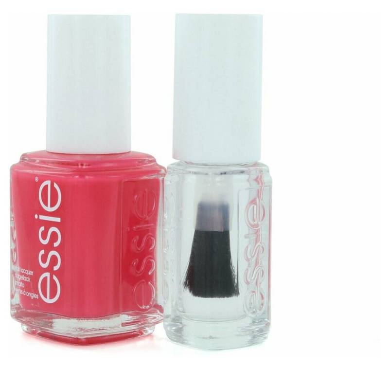 essie Nagellack Finish Nail Polish 72 Peach Daiquiri +Good To Go Top Coat Nail von essie
