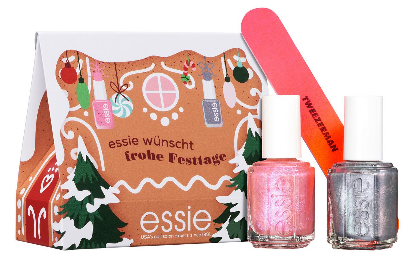 essie Nagellack-Set Essie Weihnachtsgeschenk 2024, mit natürlichen Inhaltsstoffen essie Nagellack-Set Essie Weihnachtsgeschenk 2024, mit natürlichen Inhaltsstoffen von essie