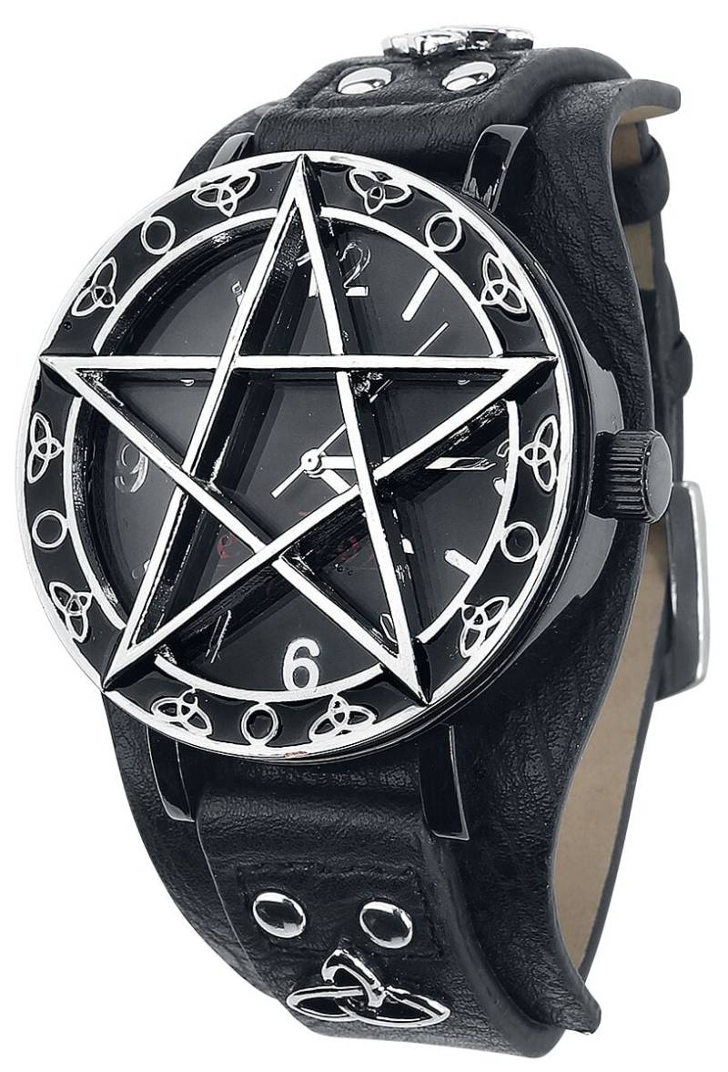etNox Time - Gothic Armbanduhren - Pentagramm von etNox Time