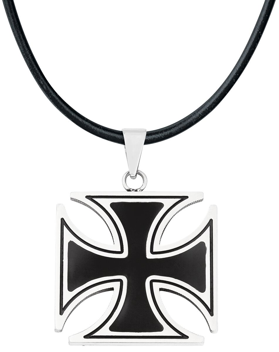 etNox hard and heavy Anhänger - Black Iron Cross - für Männer von etNox hard and heavy