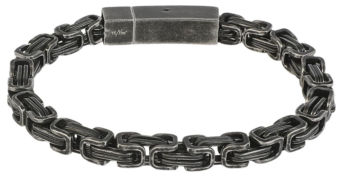 etNox hard and heavy Antique Square Armkette gun metal von etNox hard and heavy