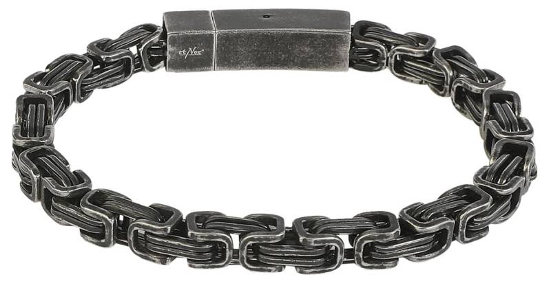 etNox hard and heavy Armkette - Antique Square - gun metal von etNox hard and heavy