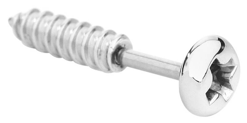 etNox hard and heavy - Gothic Ohrstecker-Set - Screw - silberfarben von etNox hard and heavy