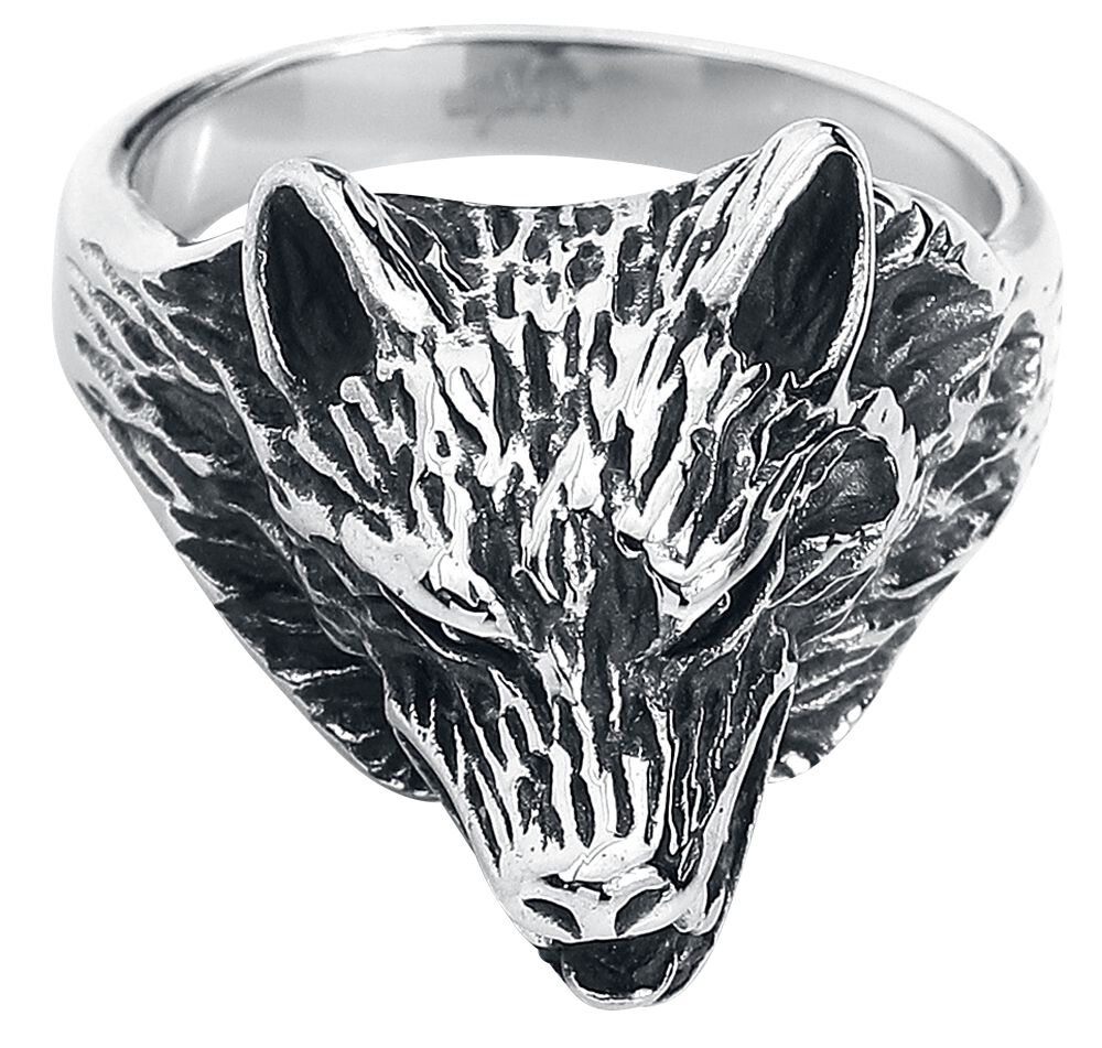 etNox hard and heavy - Gothic Ring - Wolf Packs - silberfarben von etNox hard and heavy