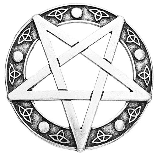 etNox hard and heavy Silver Pentagram Gürtelschnalle Standard von etNox hard and heavy