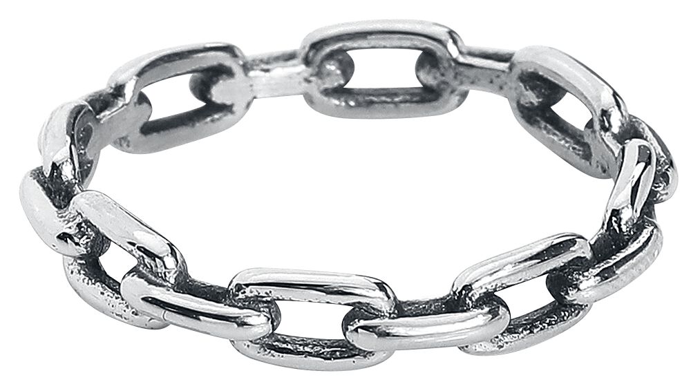 etNox Chain Ring silberfarben von etNox