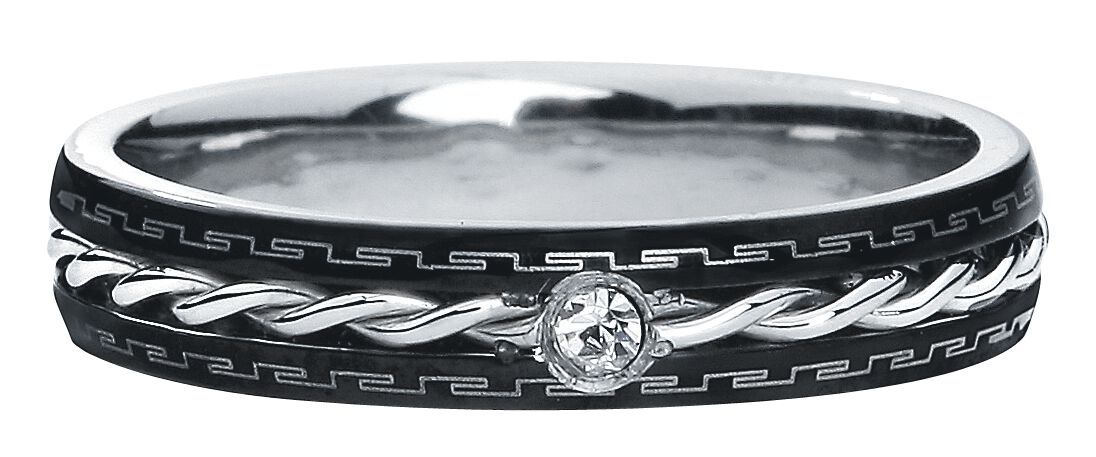 etNox Fine Steel Ring Ring multicolor von etNox