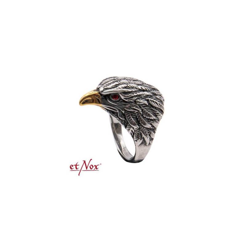 etNox Fingerring Adler Ring Herren von etNox