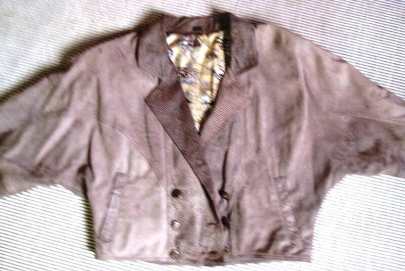 80Er Lederjacke, Fliegerjacke von etage4vintage