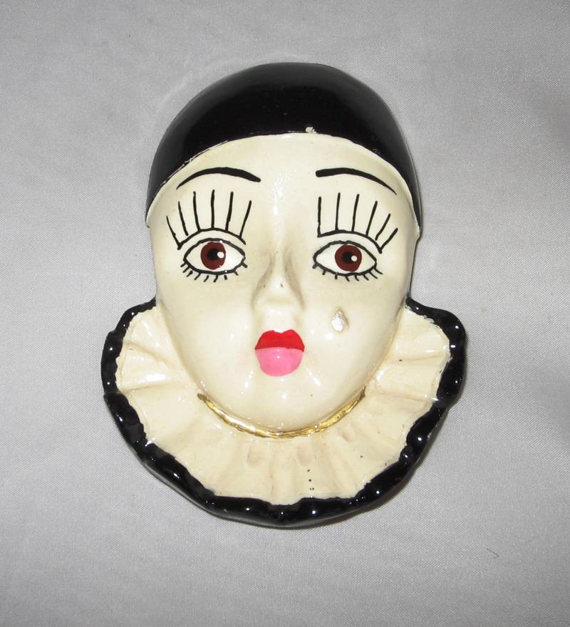 Harlekinkopf Oder Clownskopf von etage4vintage