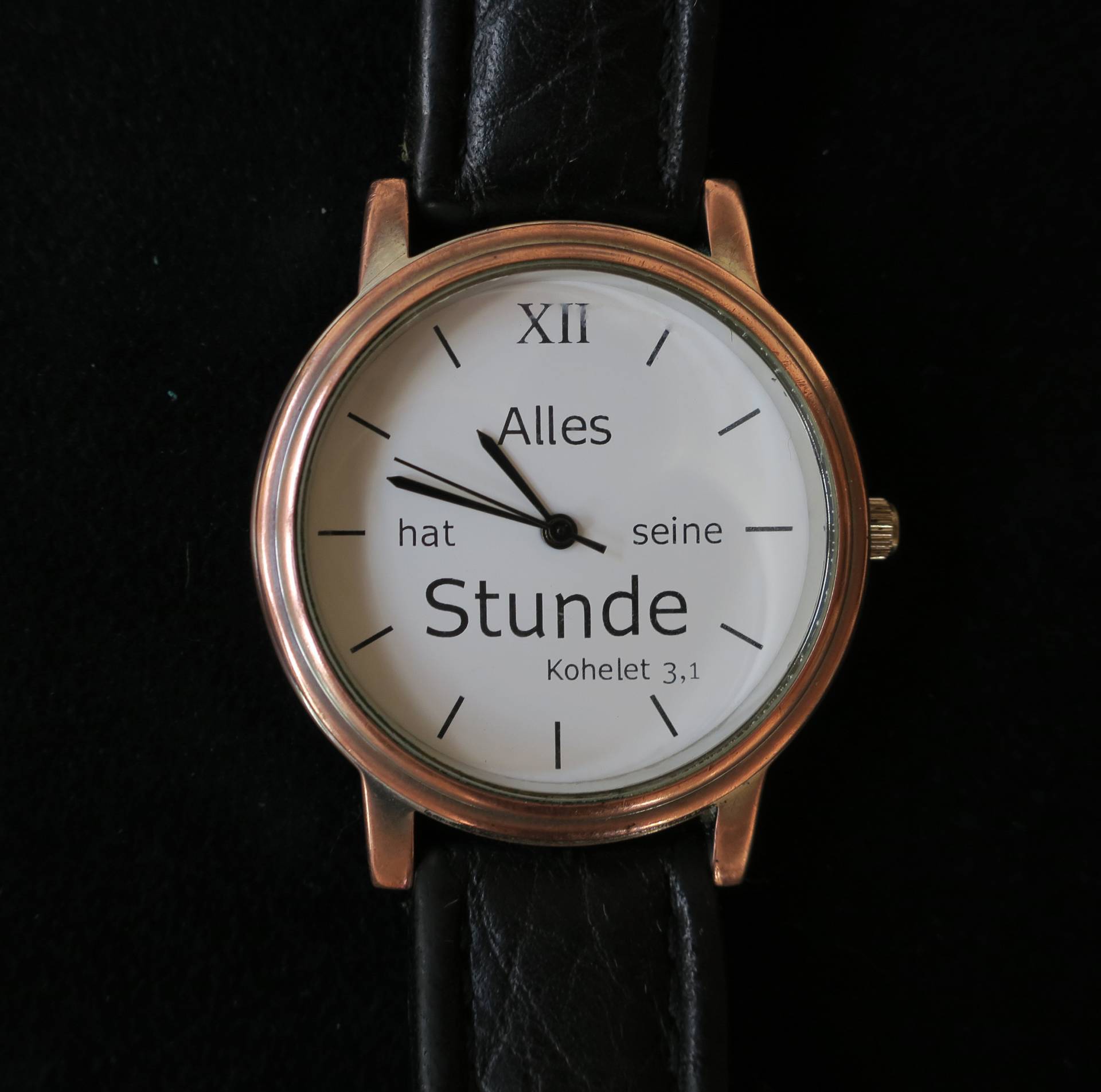 Vintage Armbanduhr Alles Hat Seine Stunde von etage4vintage