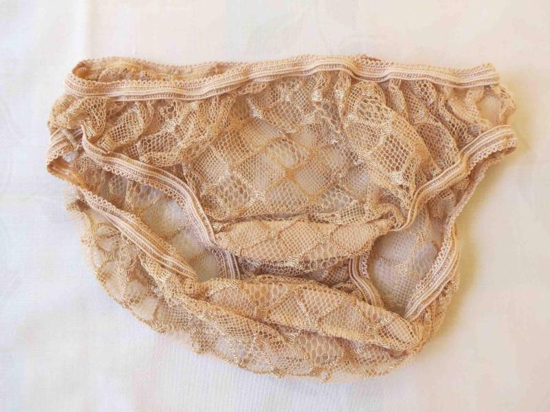 Vintage Damenslip Rys Paris Beige 42 von etage4vintage