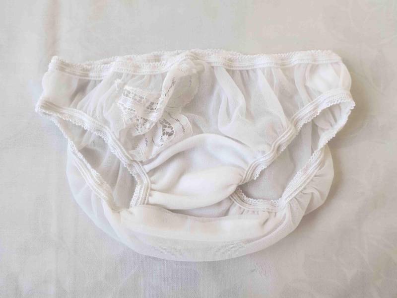 Vintage Damenslip Rys Paris Weiß 38 von etage4vintage